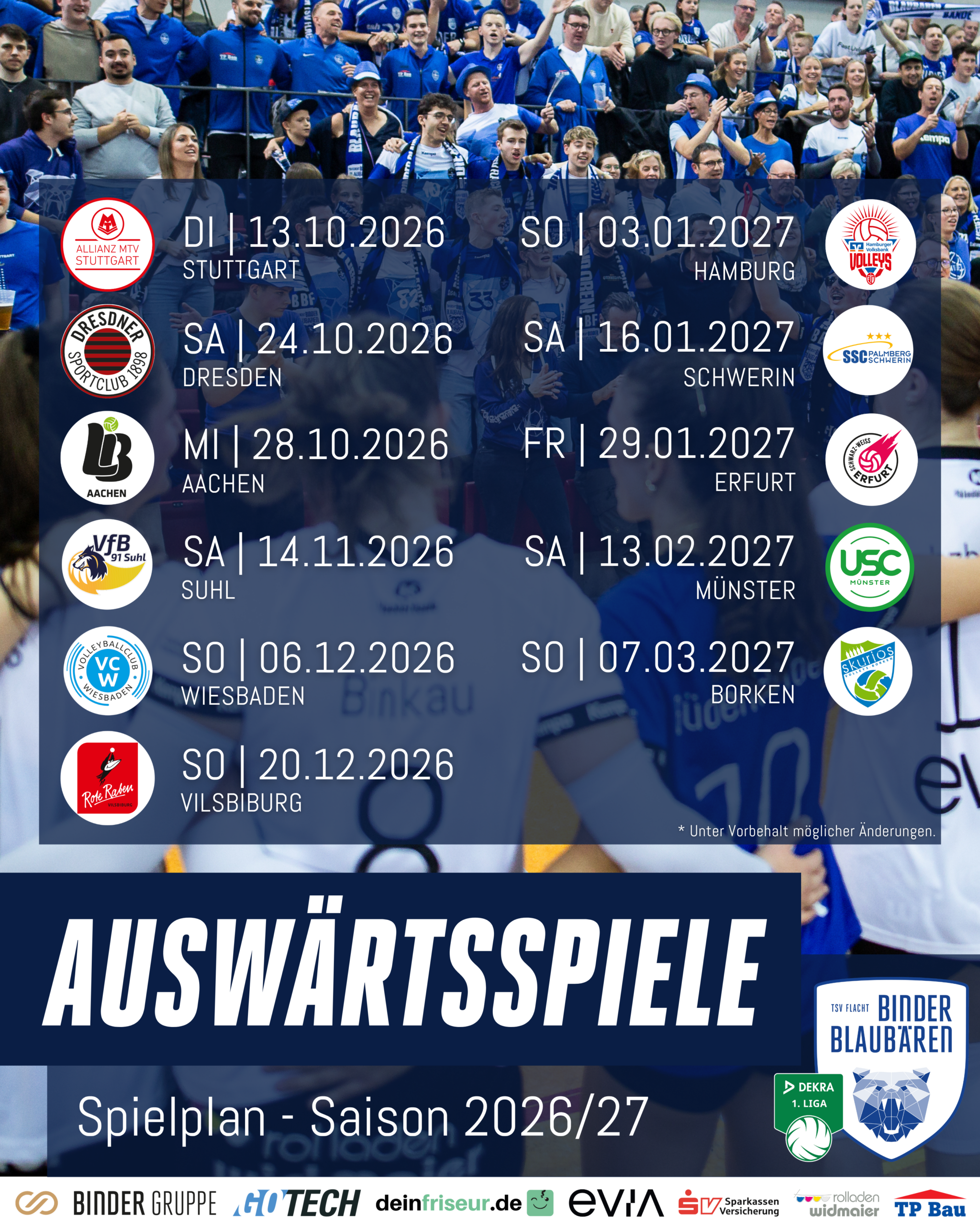 Auswärtsspiele